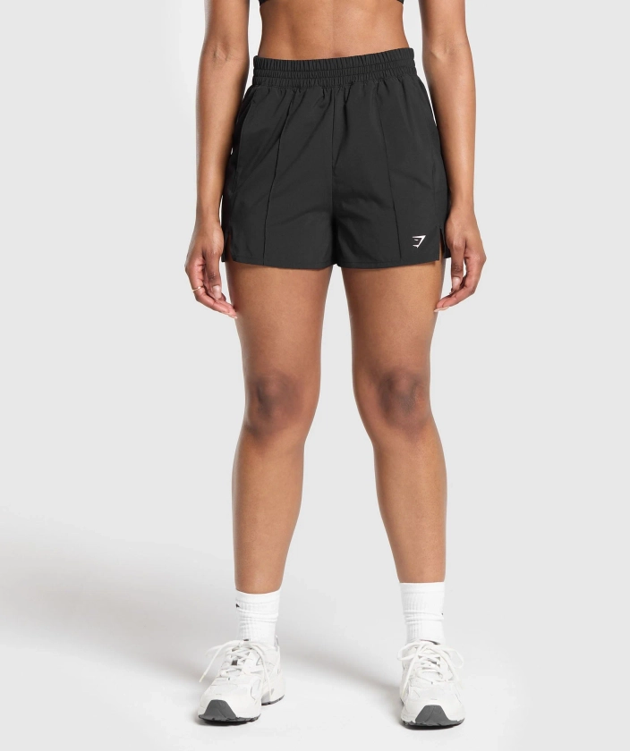 Gymshark Pintuck Shorts - Black