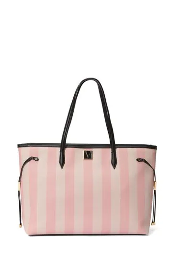 Victoria's Secret Pink Iconic Stripe Tote Bag