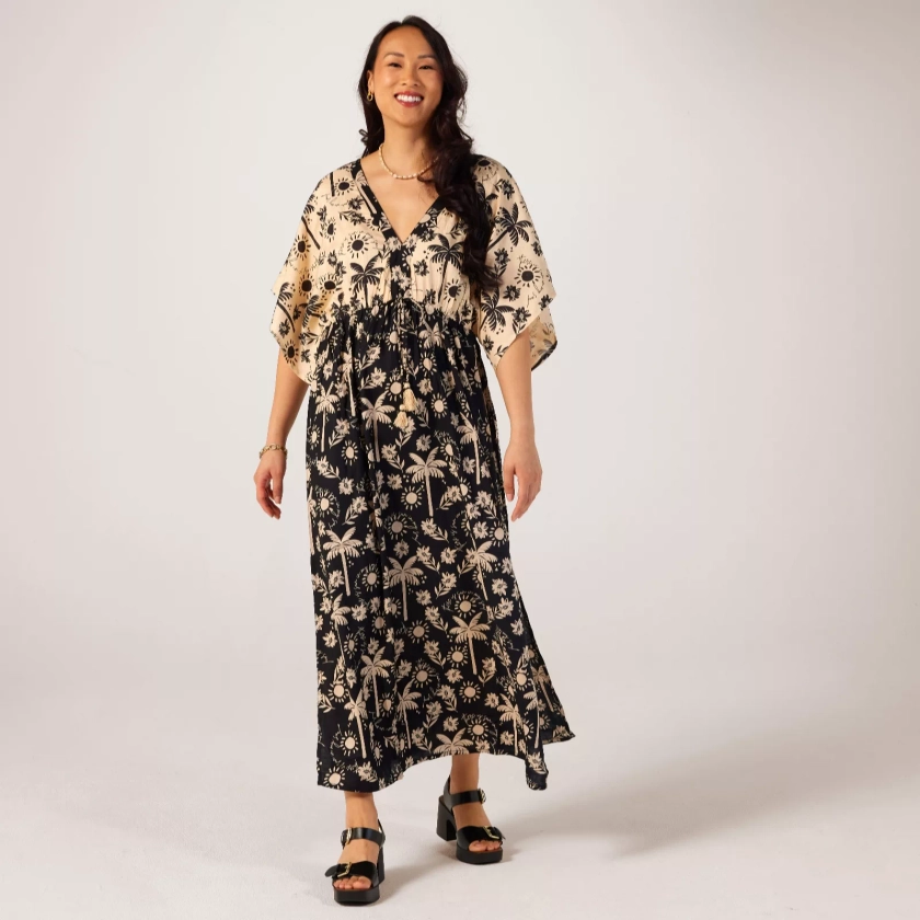 Izabel London Printed Midaxi Dress - QVC UK