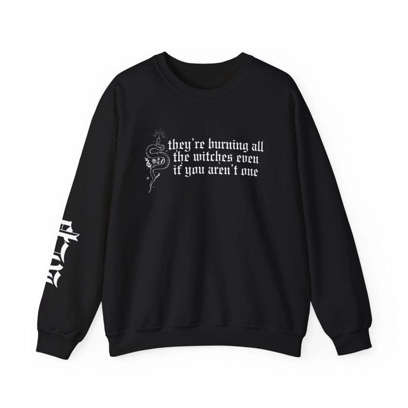 Burning All The Witches Crewneck Sweatshirt