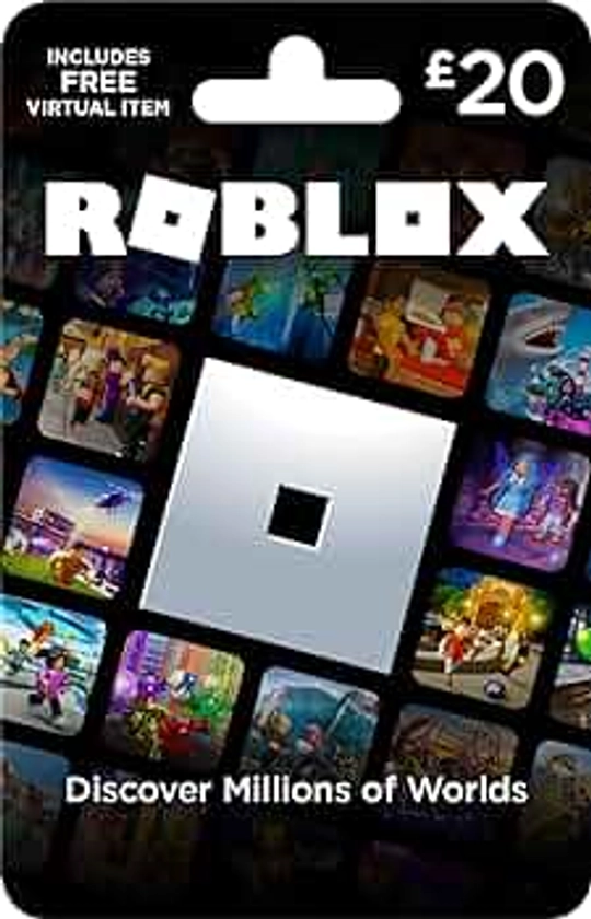 Roblox Physical Gift Card [Includes Free Virtual Item] [Redeem Worldwide] - Delivery by post