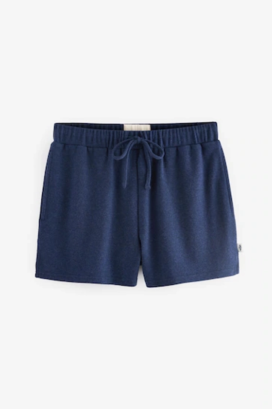 Buy Laura Ashley Blue Cotton Blend Knit Lounge Shorts from the Next UK online shop