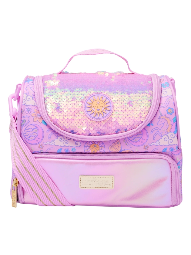 Cosmos Large Double Lunchbox With Strap Pink - Smiggle Online