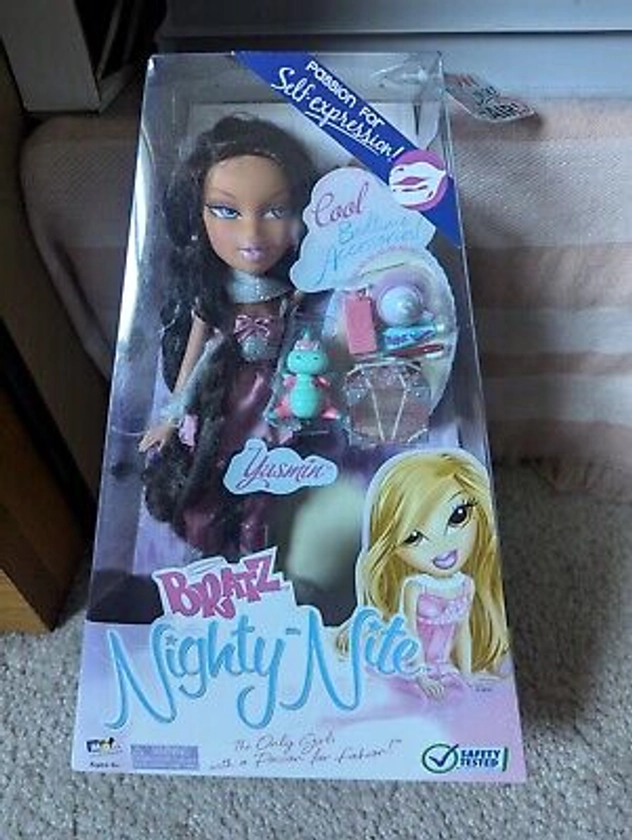 Bratz Nighty-Nite Yasmin - HARD TO FIND NEW IN BOX! Vintage 2001 Y2K Doll | eBay