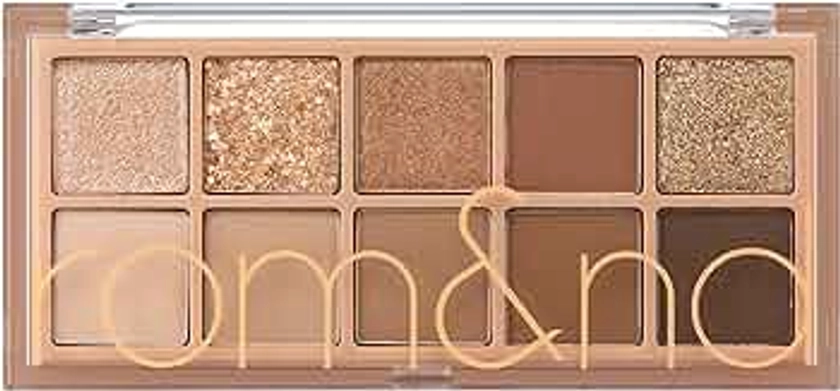 rom&nd Better Than Palette 102g (02 Mahogany Garden) | Eye Makeup Palette, Matte & Shimmer Eye Shadow, Sparkling Glittery, various 10 shades, Long Lasting, High Pigme