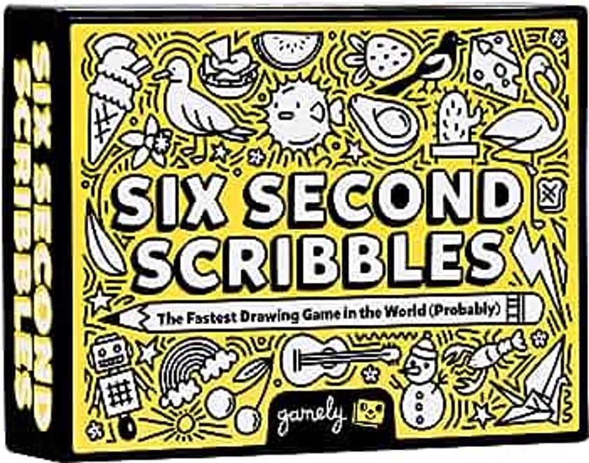 Six Second Scribbles: The frantically fast and fantastically fun drawing game | A family friendly party game for children, teens and adults (Six Second Scribbles)