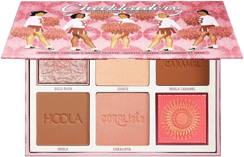 Buy HUDAMOJI 6 Colors Highlighter Blush Makeup Palette, Bronzer Powder Matte Shimmer Metallic Finish,Face Blusher Contour Highlighter 34g (Bronze Squad, 1 Pcs) Online at Low Prices in India - Amazon.in