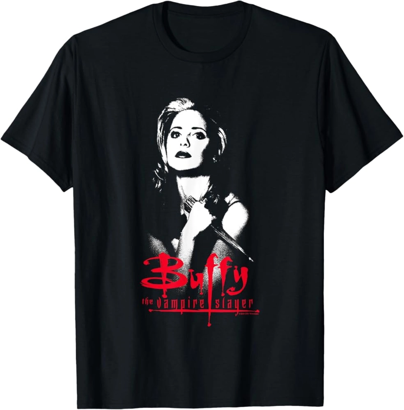 Buffy The Vampire Slayer Buffy Summers Shadowed Portrait T-Shirt