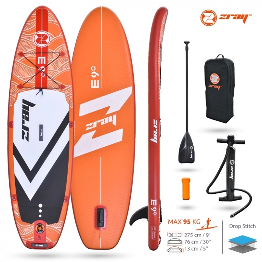 SUP stand up paddle Zray Evasion E9 9' 2020 - planche gonflable pas cher