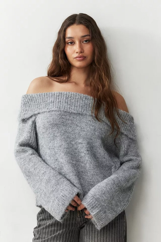 Kimchi Blue Lofty Bardot Jumper