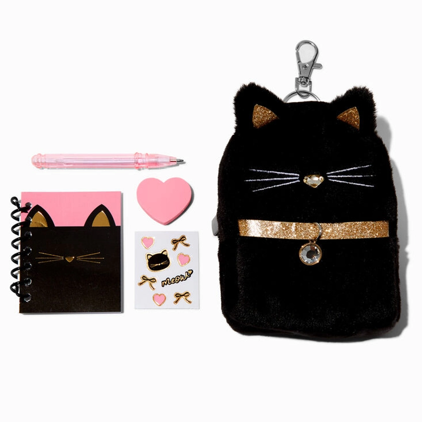 Black Cat 4'' Backpack Stationery Set