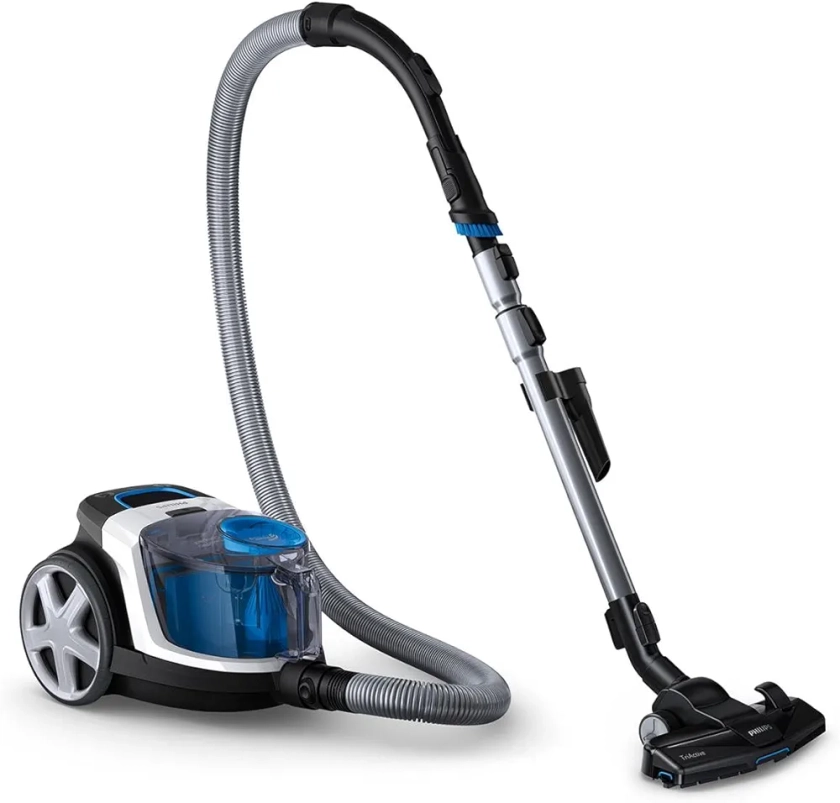 Philips PowerPro Compact Série 3000 Aspirateur sans Sac - 900 W avec Filtre HEPA et Brosse TriActive (FC9332/09)