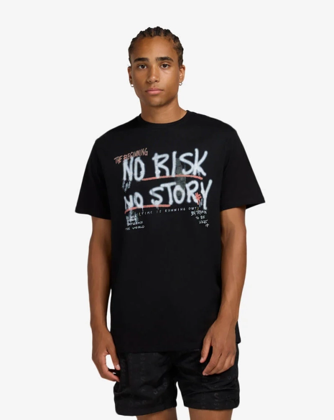 Shop MISTER TEE No Risk No Story Tee MT1566-US-03872 multi | SNIPES USA