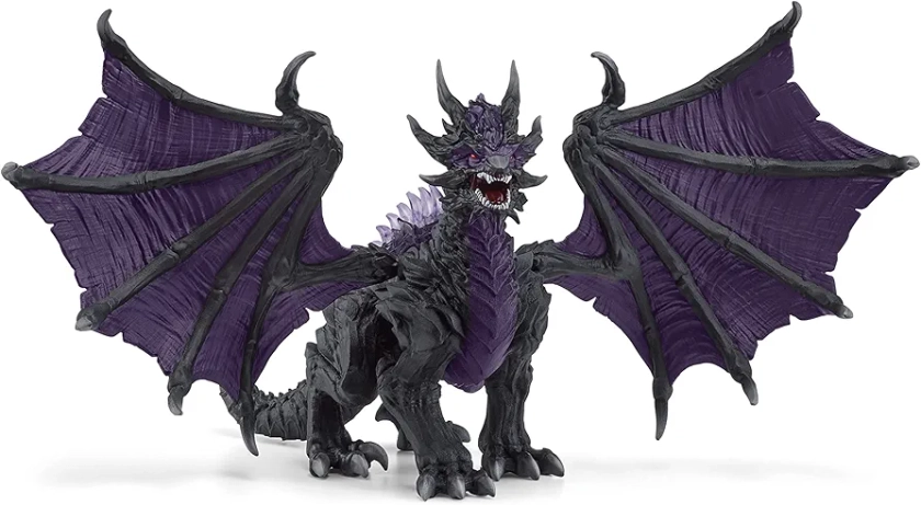 Schleich Eldrador, Dragon Toys for Boys and Girls, Shadow Dragon Action Figure with Movable Wings, Ages 7+