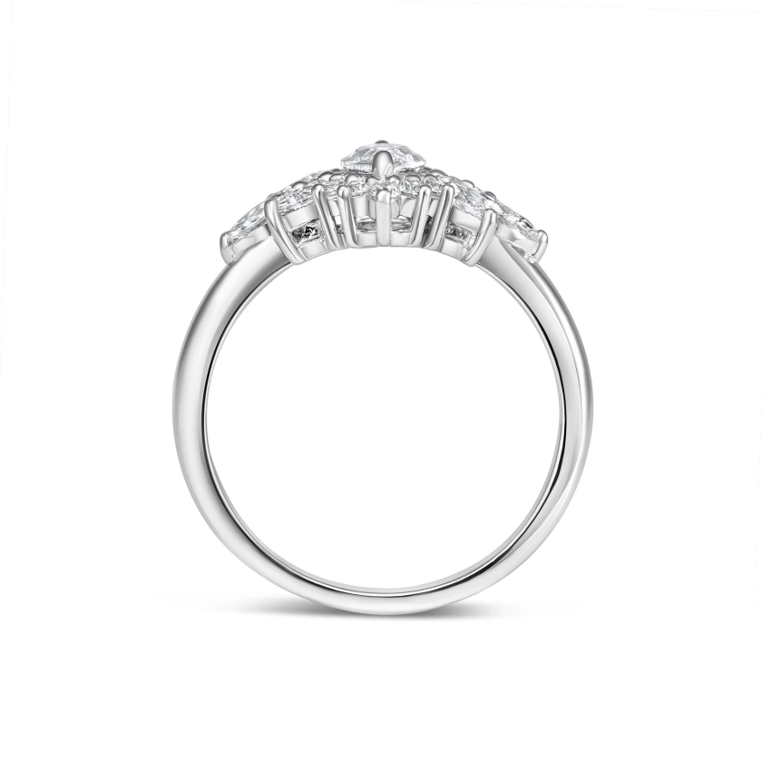 The Eliza Vintage Marquise Engagement Ring - Modern Gents 