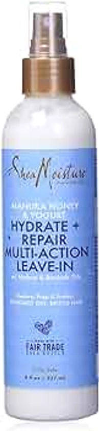 SheaMoisture Multi-Action Leave-In Conditioner for Damaged Hair Manuka Honey and Yogurt Sulfate Free Conditioner Spray 8 oz