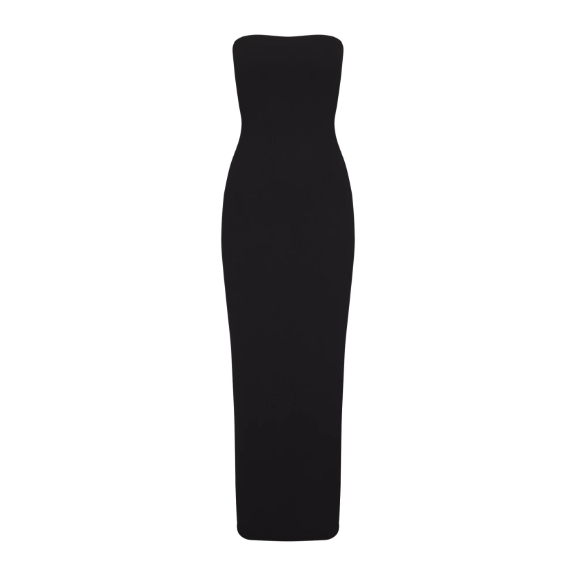 SOFT LOUNGE TUBE DRESS | ONYX