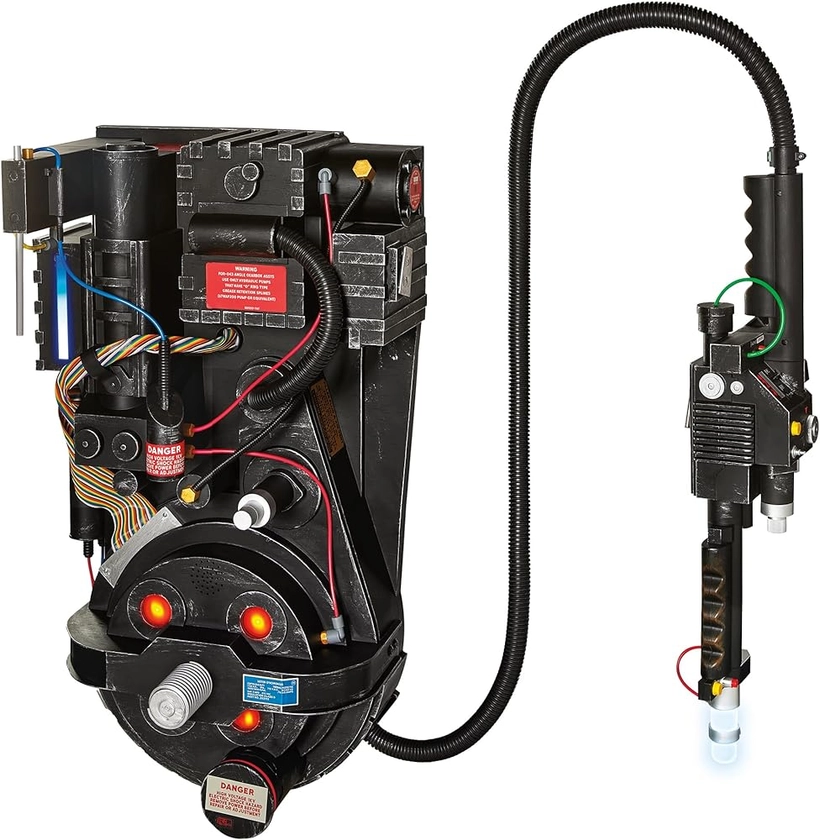 Spirit Halloween Ghostbusters Life-Size Replica Proton Pack | Officially Licensed | Lights Up | Sound Features | 3 Modes Multicolored, Multicolored, One Size