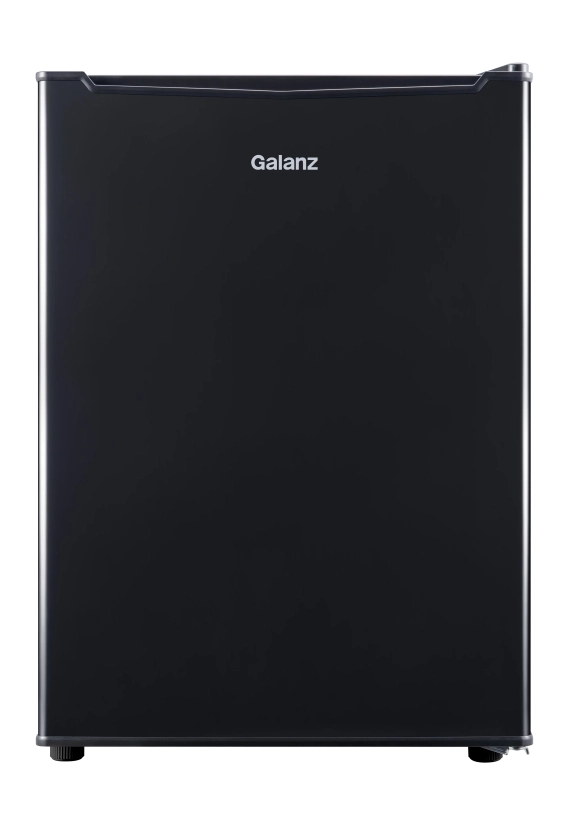 Galanz 2.5 Cu ft One Door Fridge, Black Estar, New