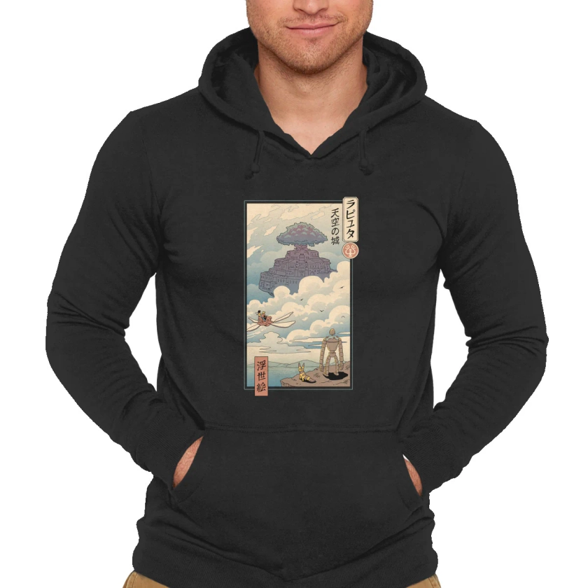 Sky Castle Ukiyo-E-unisex pullover sweatshirt-vp021 – TeeFury