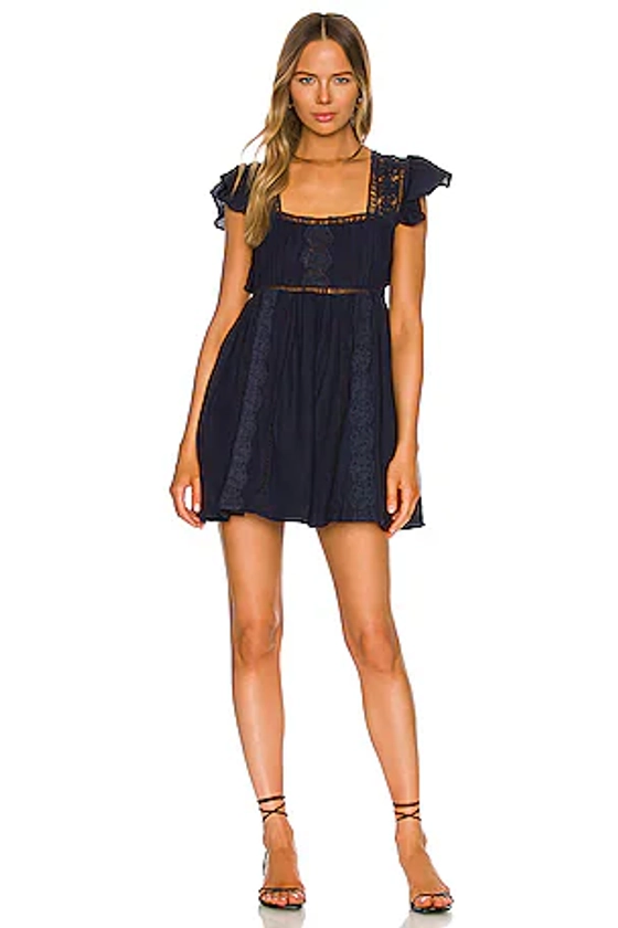 Tularosa Tinsley Mini Dress in Navy | REVOLVE