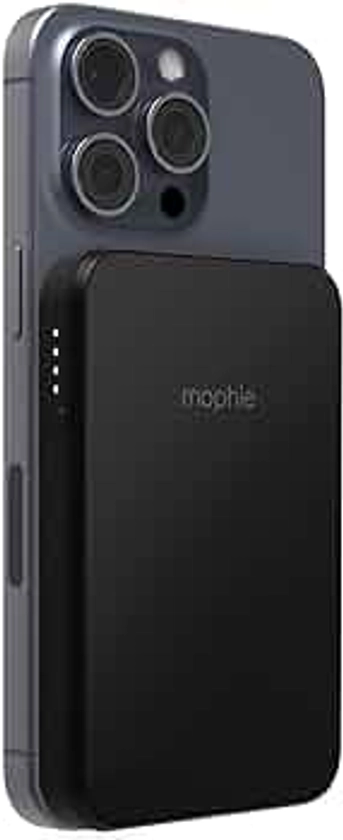mophie Snap+ Juice Pack Mini - Magnetic 5000mAh Portable Charger, MagSafe Compatible, USB-C, Multi-Orientation Charging, USB-C to USB-C Cable Included