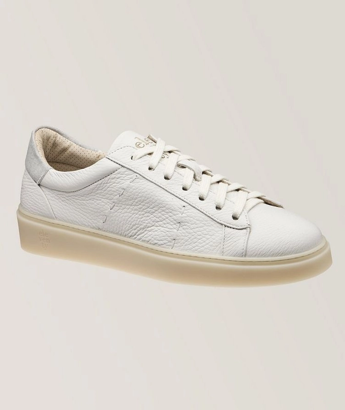 Eleventy Pick Stitched Leather Sneakers | Sneakers | Harry Rosen
