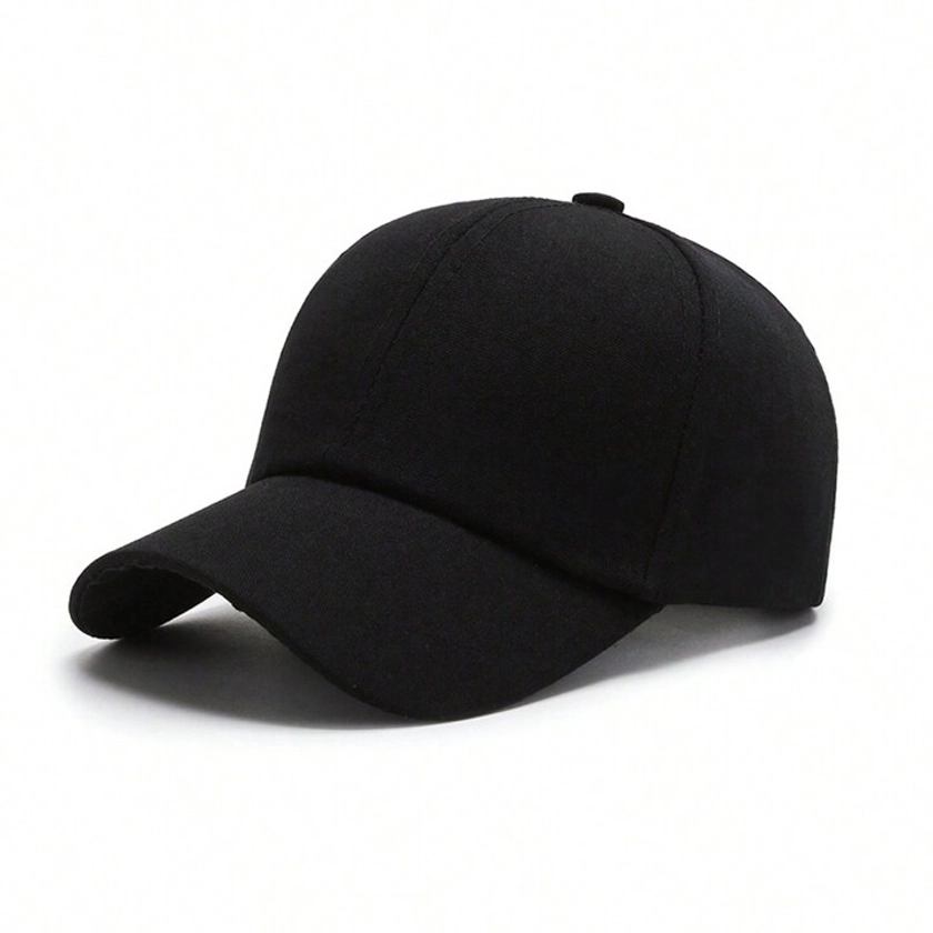 Simple Baseball Cap Solid Color Hip Hop Sports Hat Sunscreen Dad Hats Couple Cap Suitable For Daily Wear Casual