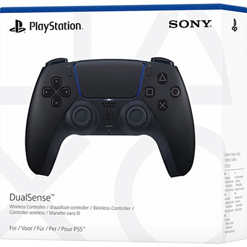 Manette Sans Fil DualSense, Midnight Black, pour PS5 & PC (PS5)