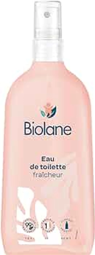 BIOLANE-Eau de toilette bebe FRAICHEUR-Parfume Bébé après la Toilette-Pour Fille et Garçon-200 ml-Fabriqué en France