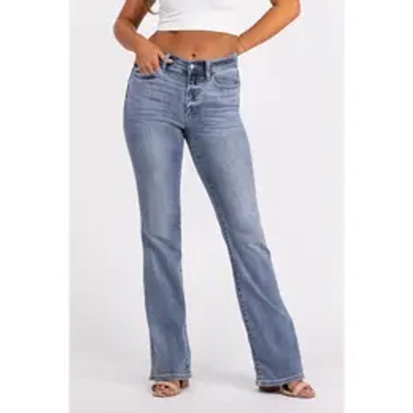 Judy Blue American Honey Mid-Rise Bootcut Denim