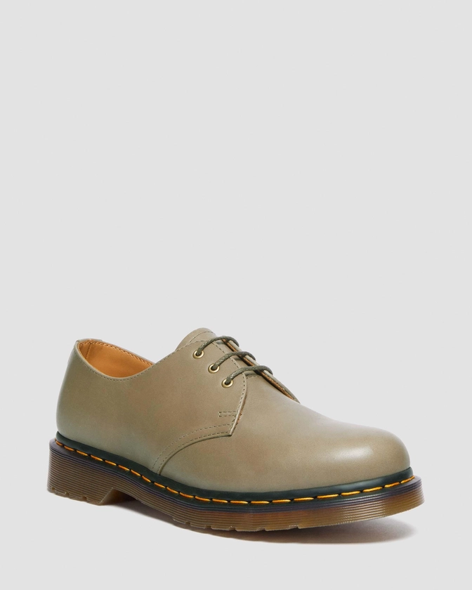 1461 Carrara Leather Oxford Shoes in Olive | Dr. Martens