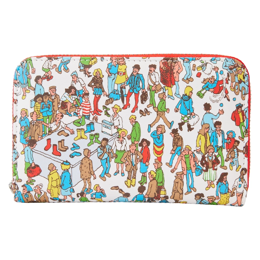 Loungefly Where's Waldo All-Over-Print Ziparound Wallet