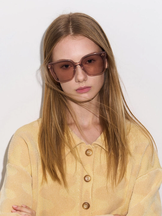 Pink Gabine Oversized Butterfly Sunglasses | CHARLES & KEITH