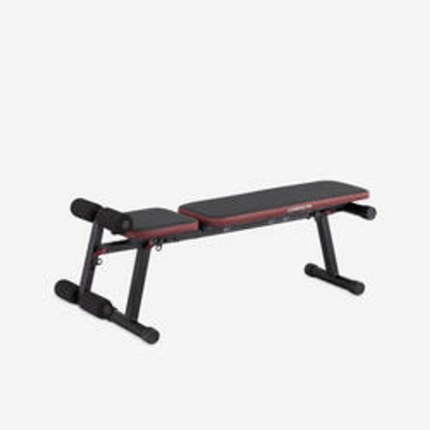 Banc de musculation pliable, inclinable, abdominaux - bench 500 fold