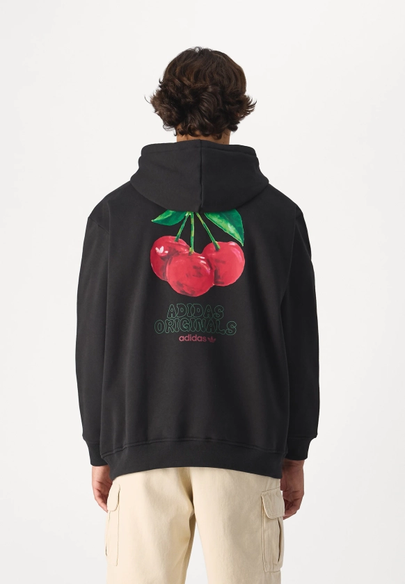 adidas Originals CHERRY HOODIE UNISEX - Sweat à capuche - black/noir - ZALANDO.FR