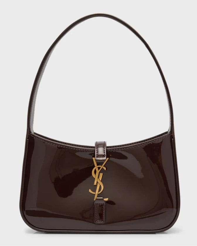 Saint Laurent Le 5 A 7 Mini YSL Shoulder Bag in Patent Leather