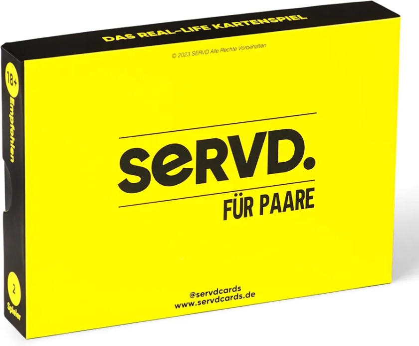 SERVD - für Paare - Das Real-Life Kartenspiel