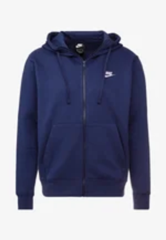 CLUB HOODIE - Sweat zippé - midnight navy/white