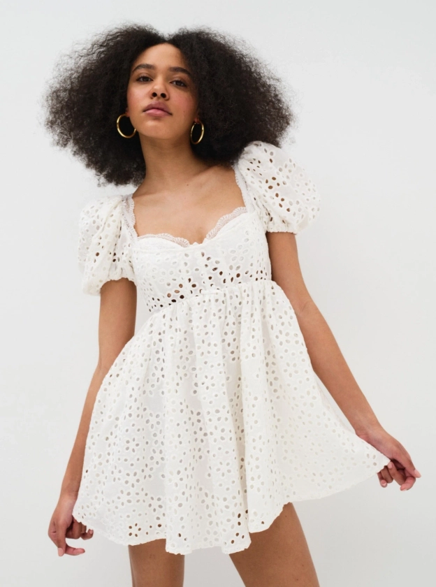 Becca Mini Dress — White