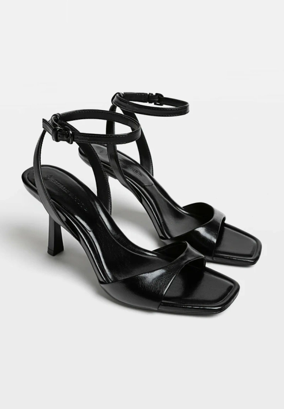 Stradivarius STILETTO - Sandales à talons hauts - black/noir - ZALANDO.FR