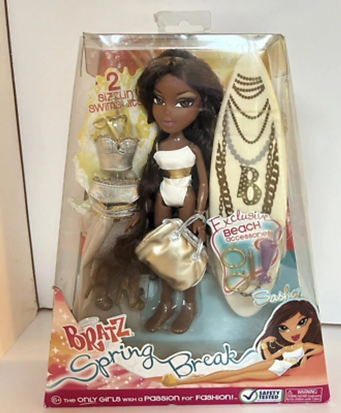 Bratz Spring Break 2nd Edition Summer Sizzle SASHA~2008 Release~ NIB