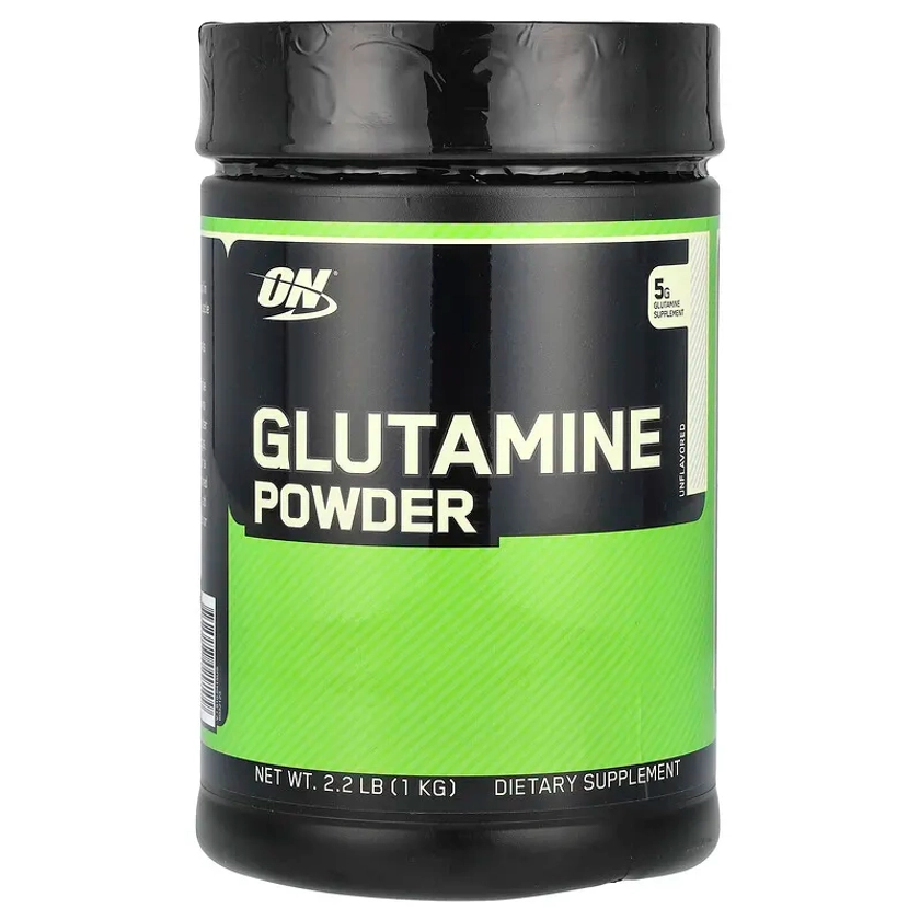 Glutamine Powder, Unflavored, 2.2 lbs (1 kg)