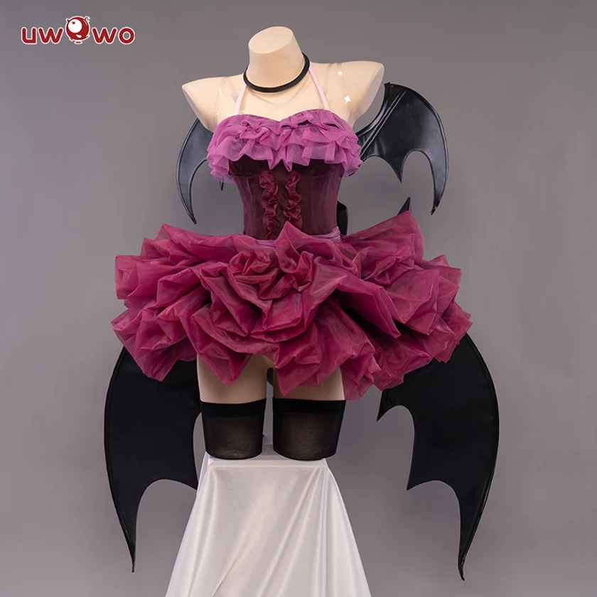 【In Stock】Uwowo Re:Zero Ram Cosplay Costume Cute Halloween Devil Cosplay Dress