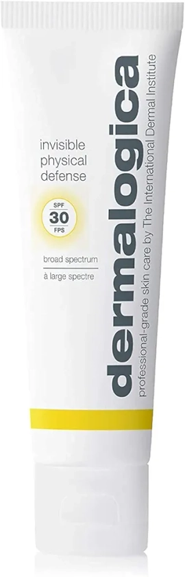 Amazon.com: Dermalogica Invisible Physical Defense SPF30 (1.7 Fl Oz) Face Sunscreen Moisturizer - Non-Greasy Formula That Defends Against UVA/UVB/Blue Light : Beauty & Personal Care