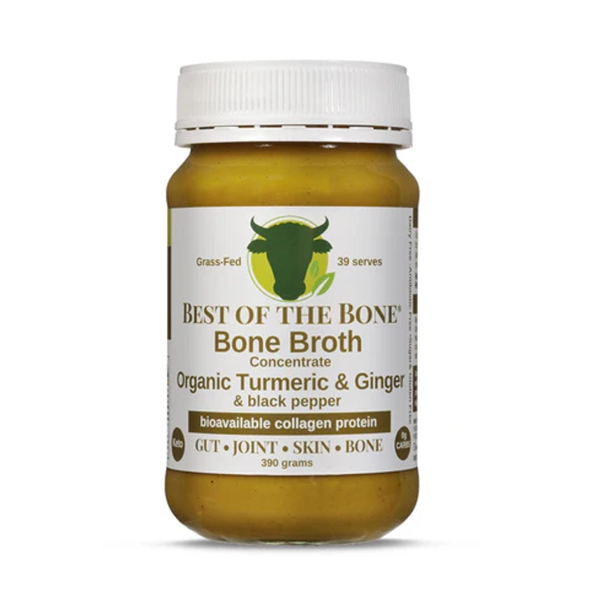 Best of the Bone Organic Turmeric - Organic Ginger - Organic Black Pepper Broth.