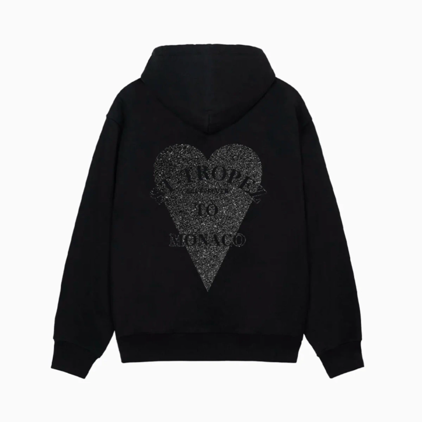 HOODIE GLITTER BLACK