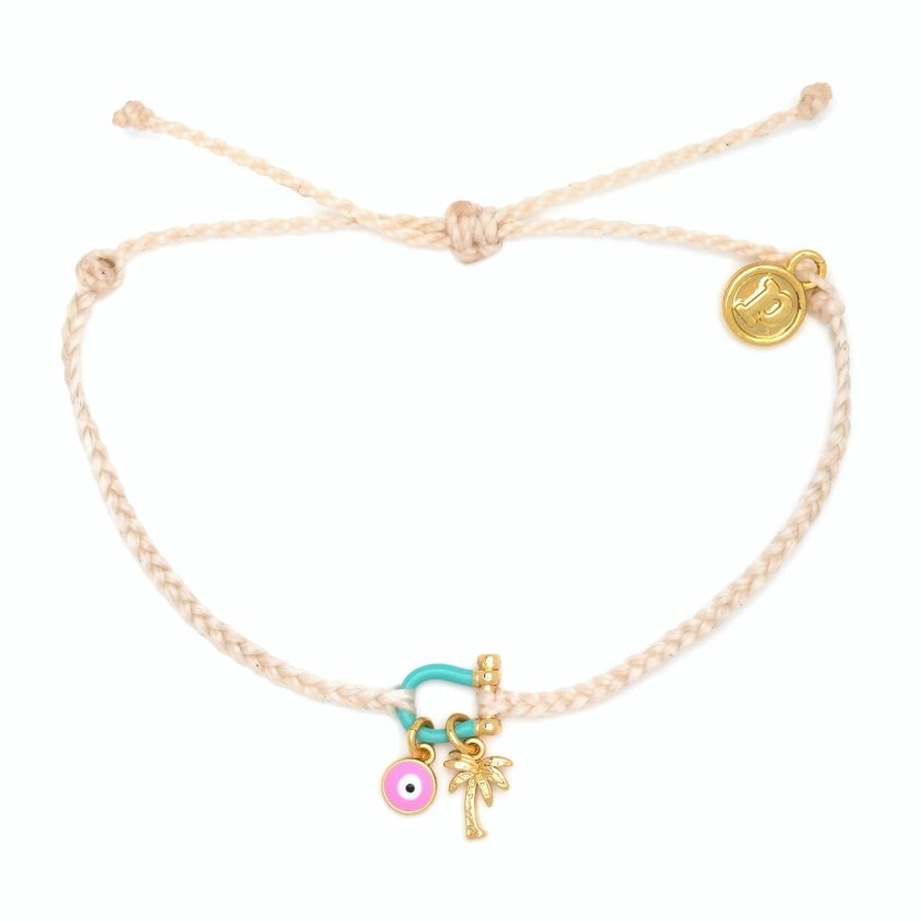 Pura Vida Bonne Chance Gold Bracelet