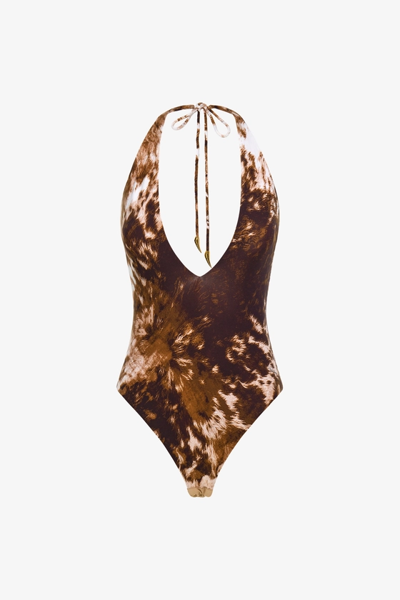 Body imprimé Appaloosa | Marron | Femme | Roberto Cavalli FR