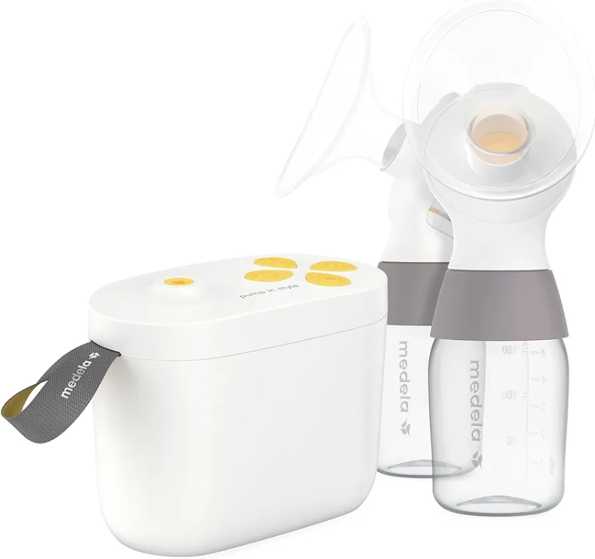 Medela Pump in Style Breast Pump Starter Kit, Classic Pump, Double Electric Breastpump with Bottles